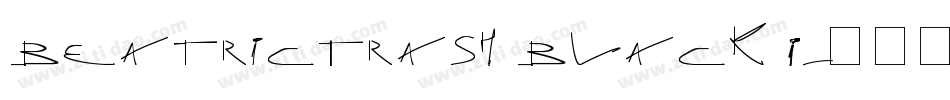 BeatricTrash Black I字体转换